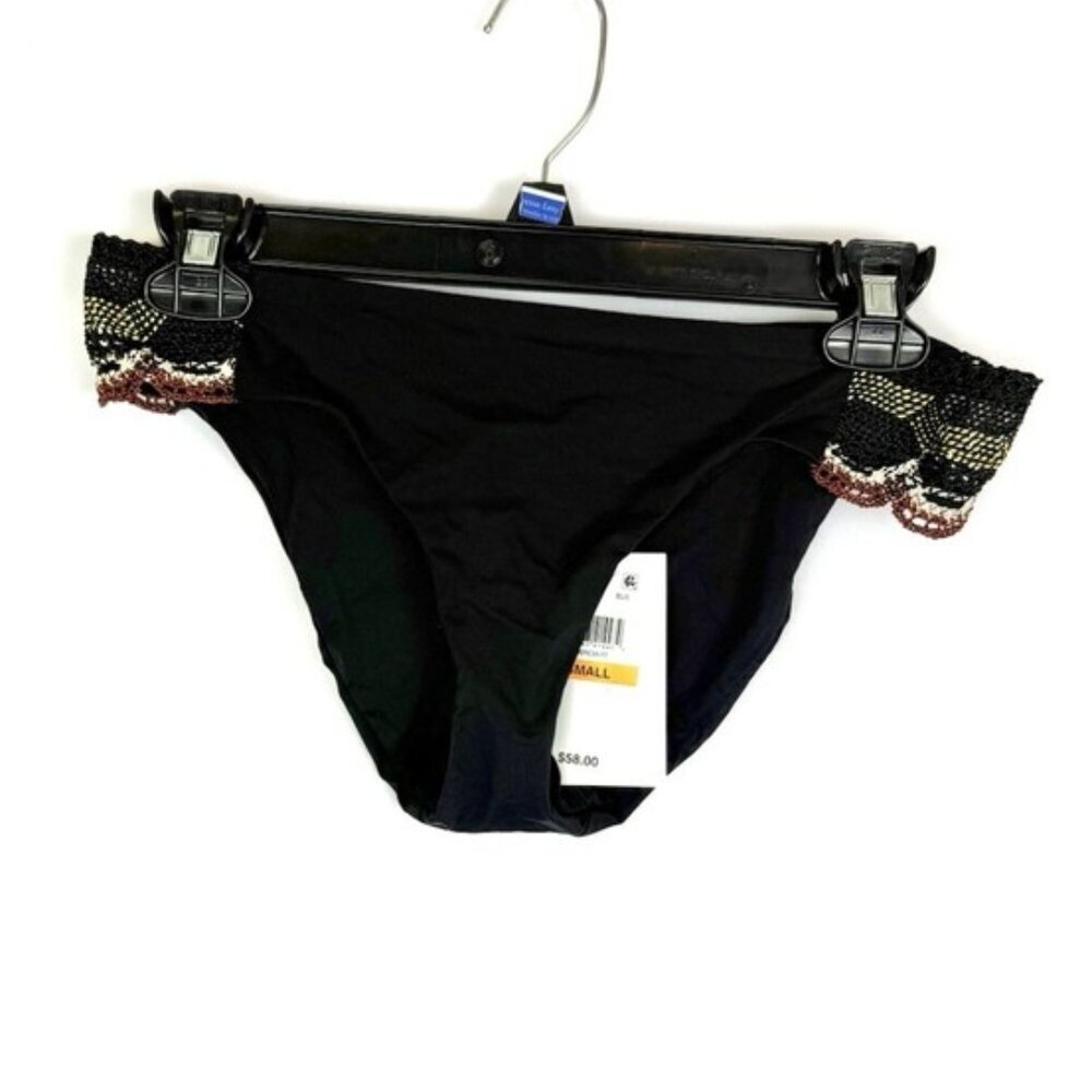 Becca Women’s Black Hipster Bikini Bottom Size Small
